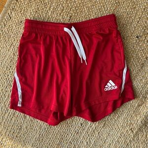 Adidas Red Athletic Shorts XS